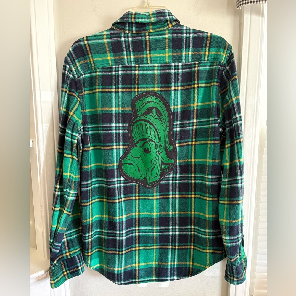 Michigan State flannel shirt